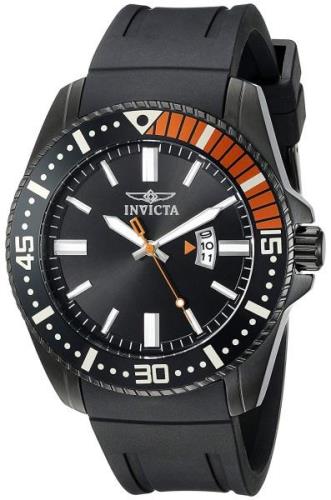 Invicta Herrklocka 21449 Pro Diver Svart/Gummi Ø48 mm