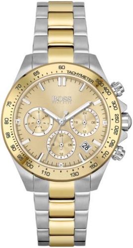 Hugo Boss Damklocka 1502618 Novia Beige/Gulguldtonat stål Ø38 mm