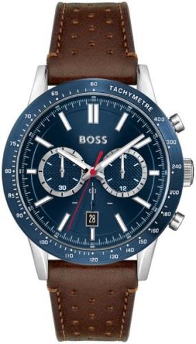 Hugo Boss Herrklocka 1513921 Allure Blå/Läder Ø44 mm