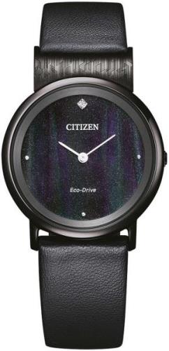 Citizen Damklocka EG7095-13E Elegance Flerfärgad/Läder Ø31 mm