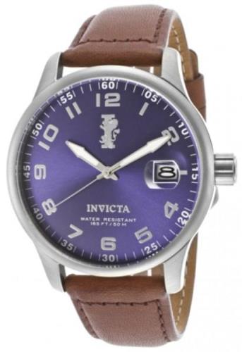 Invicta Herrklocka 15254 I-Force Blå/Läder Ø45 mm