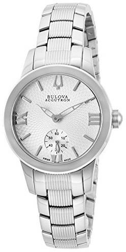 Bulova Damklocka 63L111 Silverfärgad/Stål Ø31 mm