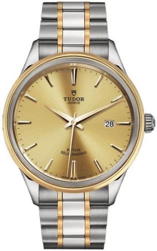 Tudor Herrklocka M12703-0001 Style Gulguldstonad/18 karat gult guld