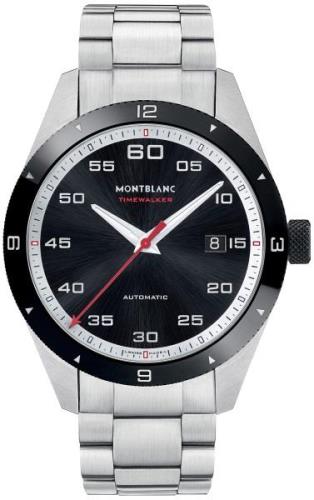 Montblanc Herrklocka 116060 Timewalker Svart/Stål Ø41 mm