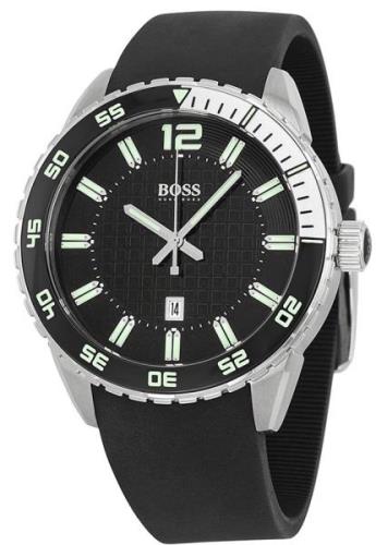 Hugo Boss Herrklocka 1512885 Classic Svart/Gummi Ø45 mm