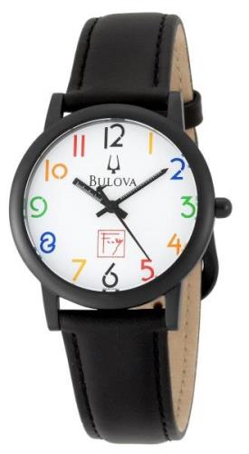 Bulova Herrklocka 98A103 Frank Lloyd Wright Vit/Läder Ø35 mm