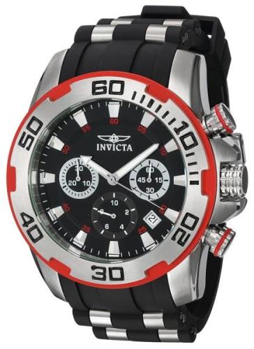 Invicta Herrklocka 22307 Pro Diver Svart/Stål Ø50 mm