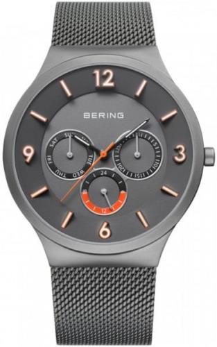 Bering Herrklocka 33441-377 Grå/Stål Ø41 mm