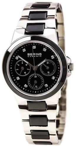 Bering Damklocka 32237-742 Ceramic Svart/Stål Ø37 mm