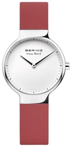 Bering Damklocka 15531-500 Max Rene Vit/Gummi Ø31 mm