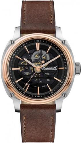 Ingersoll Herrklocka I09901 Svart/Läder Ø46 mm