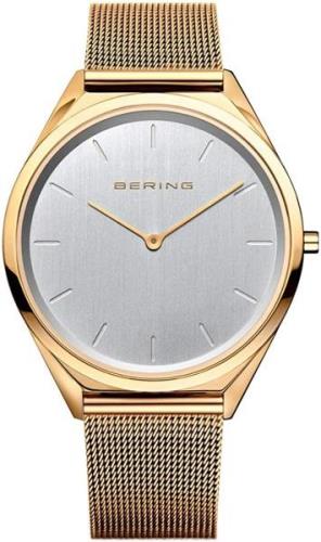 Bering 17039-334 Silverfärgad/Gulguldtonat stål Ø39 mm