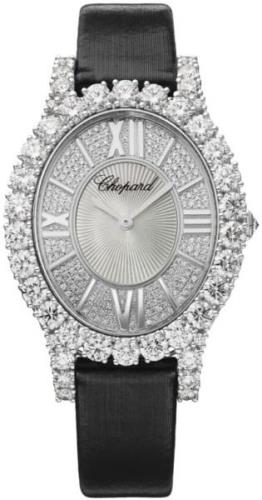 Chopard Damklocka 139383-1201 Diamond Hour Silverfärgad/Satin Ø34.1