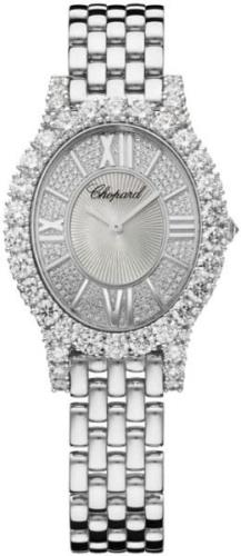 Chopard Damklocka 109422-1101 Diamond Hour Silverfärgad/18 karat