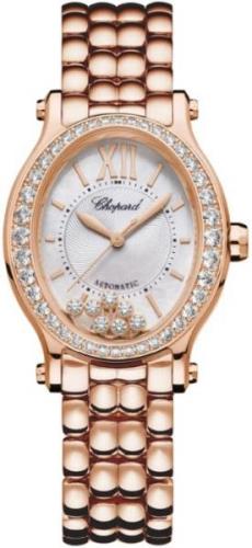 Chopard Damklocka 275362-5005 Happy Sport Silverfärgad/18 karat