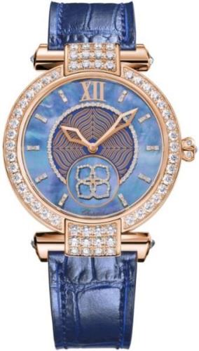 Chopard Damklocka 384296-5001 Imperiale Blå/Läder Ø36 mm