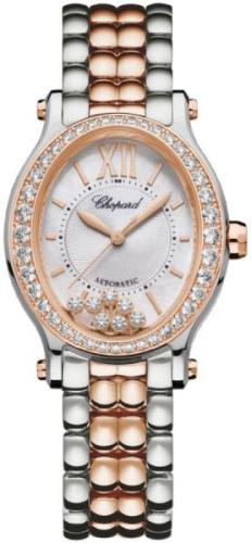 Chopard Damklocka 278602-6004 Happy Sport Silverfärgad/18 karat