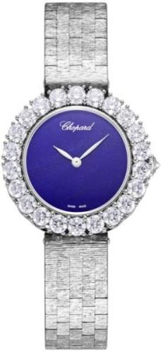 Chopard Damklocka 10A378-1002 Diamond Hour Blå/18 karat vitt guld