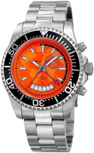 Akribos XXIV Herrklocka AK955SSOR Orange/Stål Ø44 mm