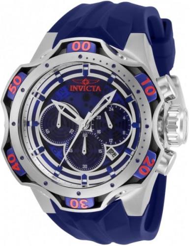 Invicta Herrklocka 33632 Blå/Gummi Ø52.5 mm