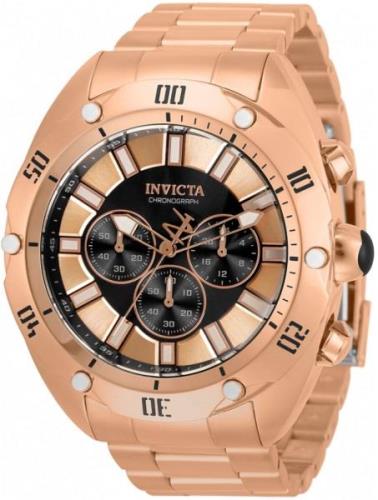 Invicta Herrklocka 33747 Flerfärgad/Roséguldstonat stål Ø50 mm