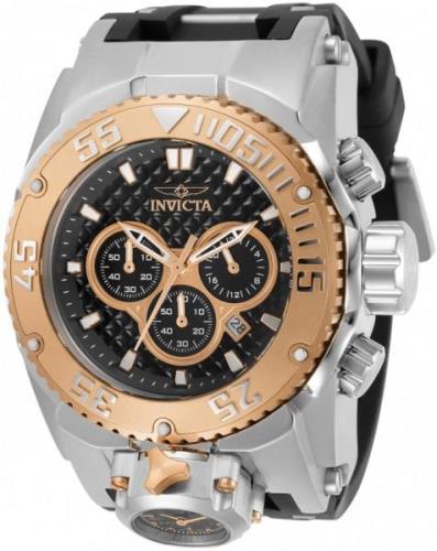 Invicta Herrklocka 31443 Svart/Stål Ø52 mm