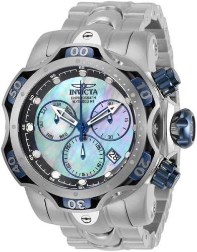 Invicta Herrklocka 29639 Venom Blå/Stål Ø52.5 mm