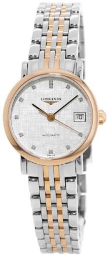 Longines Damklocka L4.309.5.77.7 Elegant Silverfärgad/18 karat