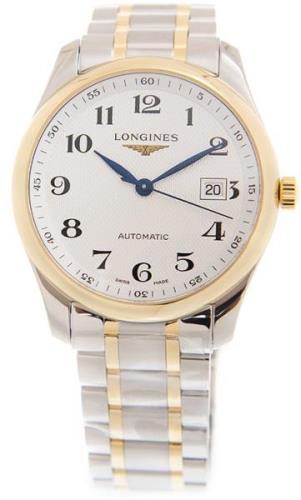 Longines Herrklocka L2.793.5.78.7 Master Silverfärgad/18 karat gult