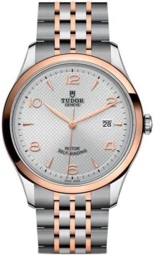 Tudor 1926 Herrklocka M91651-0001 Silverfärgad/Roséguldstonat stål