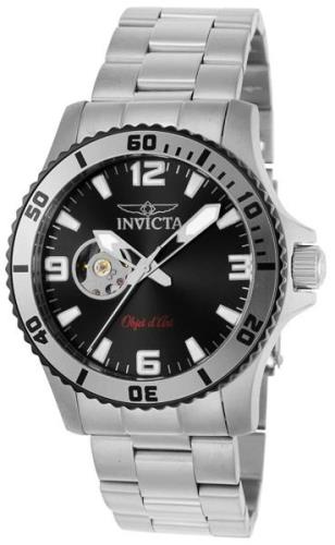 Invicta Herrklocka 22624 Svart/Stål Ø43 mm