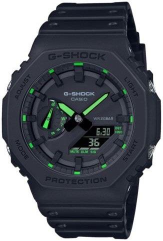 Casio Herrklocka GA-2100-1A3ER G-Shock Svart/Resinplast Ø45.4 mm