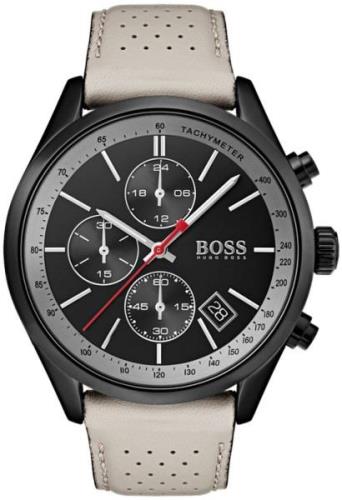 Hugo Boss Herrklocka 1513562 Svart/Läder Ø44 mm