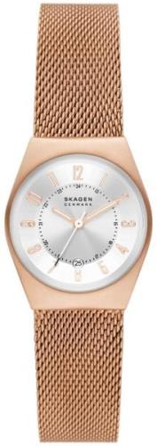 Skagen Damklocka SKW3035 Green Lille Silverfärgad/Roséguldstonat