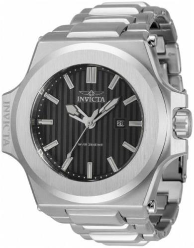 Invicta Herrklocka 34730 Akula Svart/Stål Ø58 mm