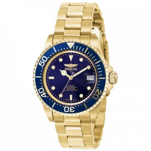 Invicta Herrklocka 8930OB Pro Diver Blå/Gulguldtonat stål Ø40 mm