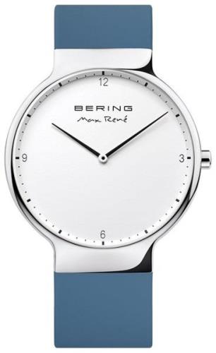 Bering Herrklocka 15540-700 Max Rene Vit/Gummi Ø40 mm