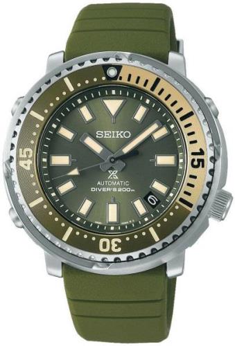 Seiko Herrklocka SRPF83K1 Prospex Grön/Gummi Ø43.2 mm