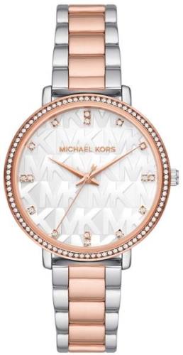 Michael Kors Damklocka MK4667 Pyper Silverfärgad/Roséguldstonat