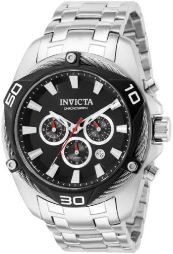 Invicta Herrklocka 38569 Bolt Svart/Stål Ø50 mm