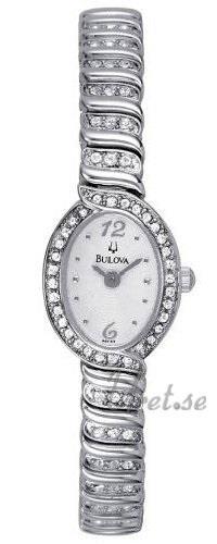 Bulova Damklocka 96T53 Crystal Dam Vit/Stål Ø19 mm