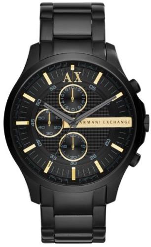 Armani Exchange Herrklocka AX2164 Hampton Svart/Stål Ø46 mm