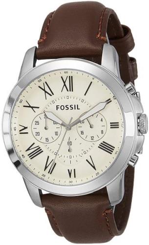 Fossil Herrklocka FS4735 Dress Antikvit/Läder Ø44 mm