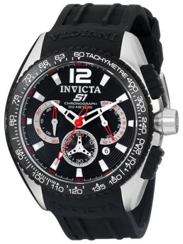 Invicta Herrklocka 1453 S1 Svart/Gummi Ø48 mm