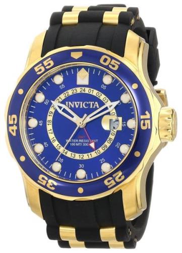 Invicta Herrklocka 6993 Pro Diver Blå/Guldtonat stål Ø48 mm