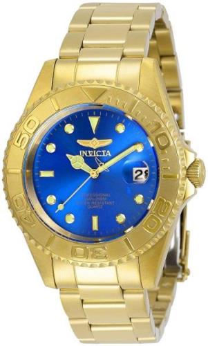 Invicta Herrklocka 29940 Pro Diver Blå/Gulguldtonat stål Ø37.5 mm