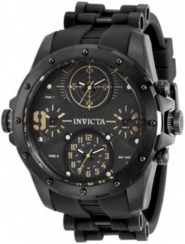 Invicta Herrklocka 31140 Svart/Stål Ø50 mm