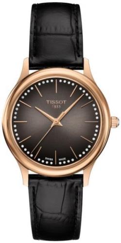 Tissot Damklocka T926.210.76.291.00 T-Gold Grå/Läder Ø31.8 mm