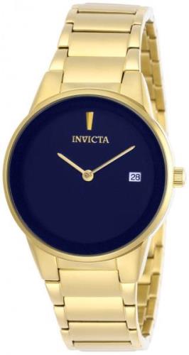 Invicta Damklocka 29487 Blå/Gulguldtonat stål Ø34 mm