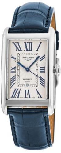 Longines Herrklocka L5.757.4.71.9 Dolcevita Silverfärgad/Läder